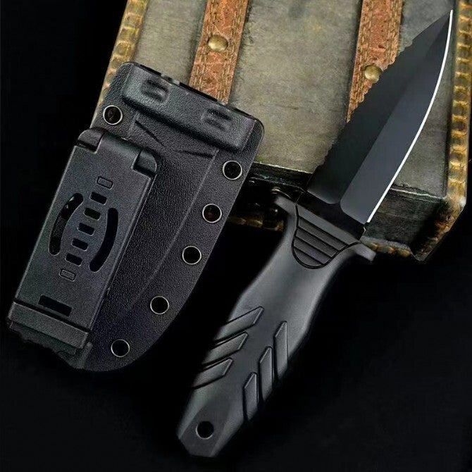 8'' New Double Edge N690Co Blade Fiberglass Handle Dagger Hunting Knife VTH647S