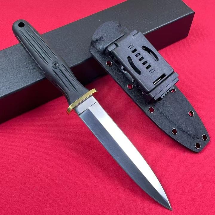 11'' New Double Edge 440 Blade ABS Handle Camping Hunting Knife VTH95