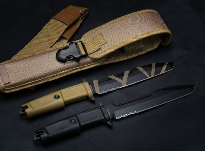 12'' New N690 Steel Blade FORPRENE Handle Camping Outdoor Knife Knife VTH96T