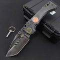 9" New CNC Large Z-Wear Steel Blade T4C Handle Outdoor Folding Knife VTF101