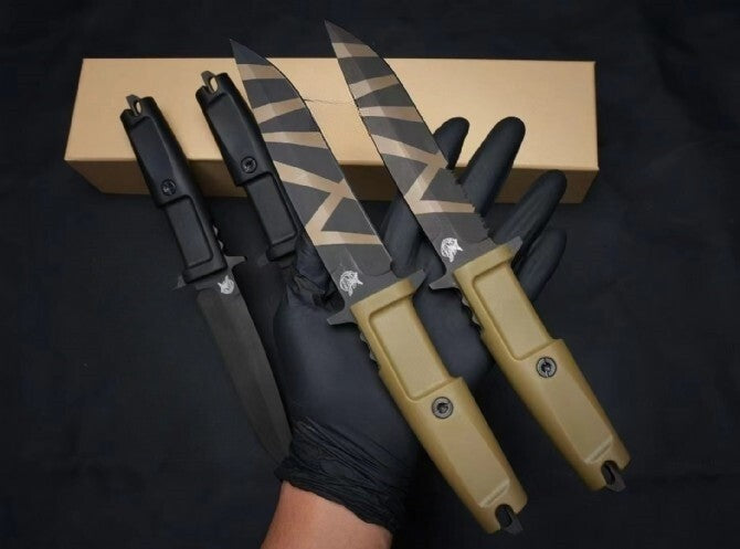 11'' New N690 Steel Blade FORPRENE Handle Camping Outdoor Tool Knife VTH96