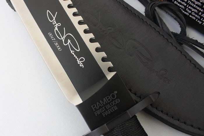 New Rambo 1/2 Hand Signed Version Camping Outdoor Utility Tool Knife VTH38