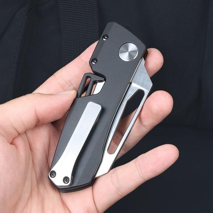 New CNC D2 Blade Aluminum Handle Collection Outdoor Folding PocketKnife DF04