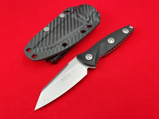 8'' New M390 Steel Stone Wash 4MM Blade G10 Handle Full Tang Camping Knife VTH74