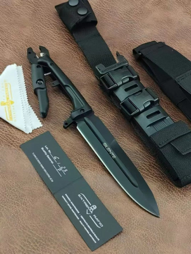 New Multifunctional Knife N690 Fixed Blade Faupulene Handle Camping Knife VTH95