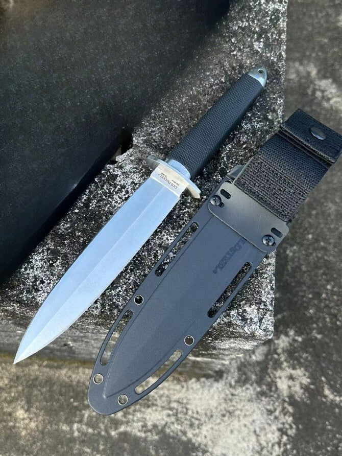 13'' New Double Edge 3V Blade Craton Handle Tactics Dagger Hunting Knife VTH67