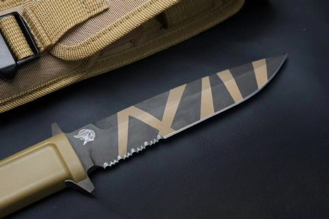 11'' New N690 Steel Blade FORPRENE Handle Camping Outdoor Tool Knife VTH96
