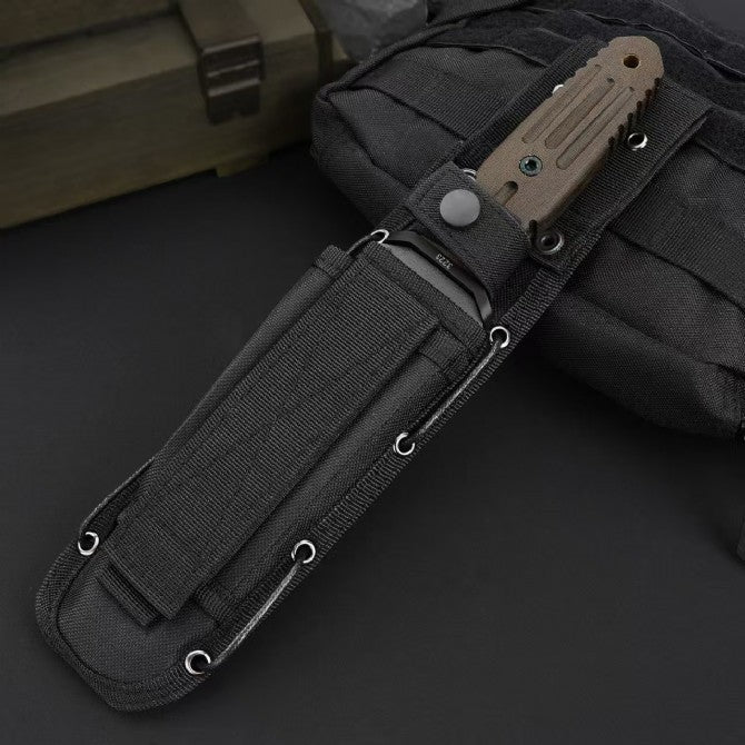 10'' New Double Edge 440C Blade Micata Handle Tactics Dagger Hunting Knife VTH87