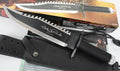 15'' New Rambo 2 Hand signed version Camping Tactics Hunting Knife VTH38B