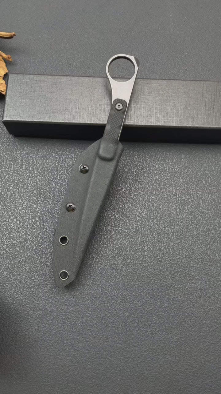 8'' New M390 Steel Blade G10  Handle Camping Outdoor Utility Tactics Hunting Knife