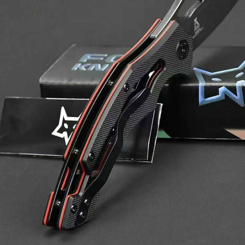 New N690 Steel Blade G10 Handle Folding Camping Outdoor Tool Knife VTF07