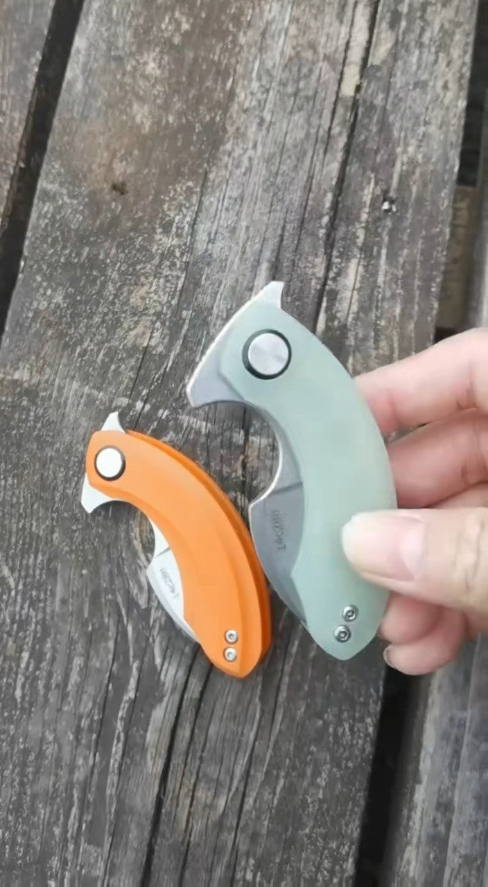 New Mini 14C28N Steels Blade G10 Handle Outdoor EDC Pocket Folding Knife VTF33