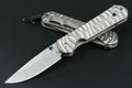 New CNC D2 Blade Sebenza 21 Style Full T4C Titanium Handle Pocket Camping Utility Folding Knife DF05