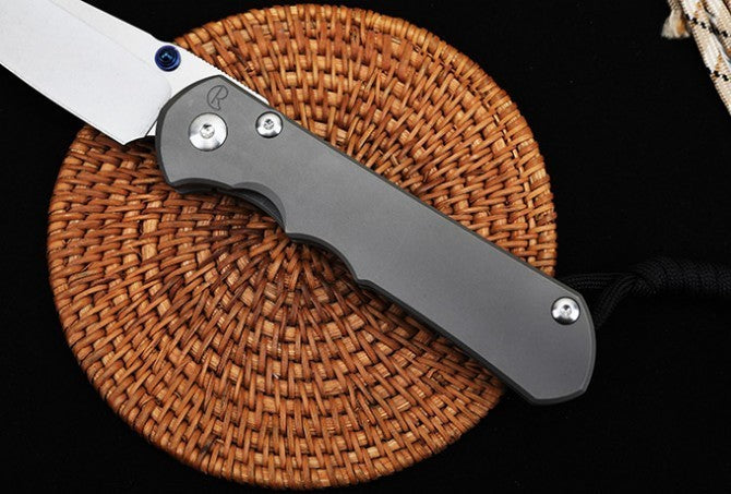 New CNC S35V Blade Sebenza 21 Style Full T4C Titanium Handle Pocket Camping Utility Folding Knife DF188