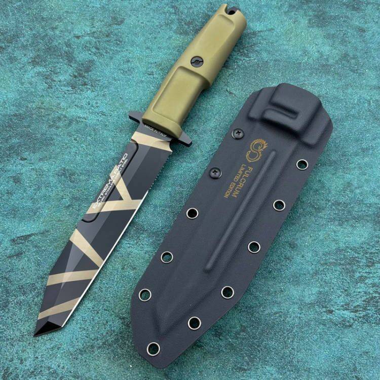 New A8 Steel Fixed Blade FORPRENE Handle Collection Outdoor Utility Knife VTH41
