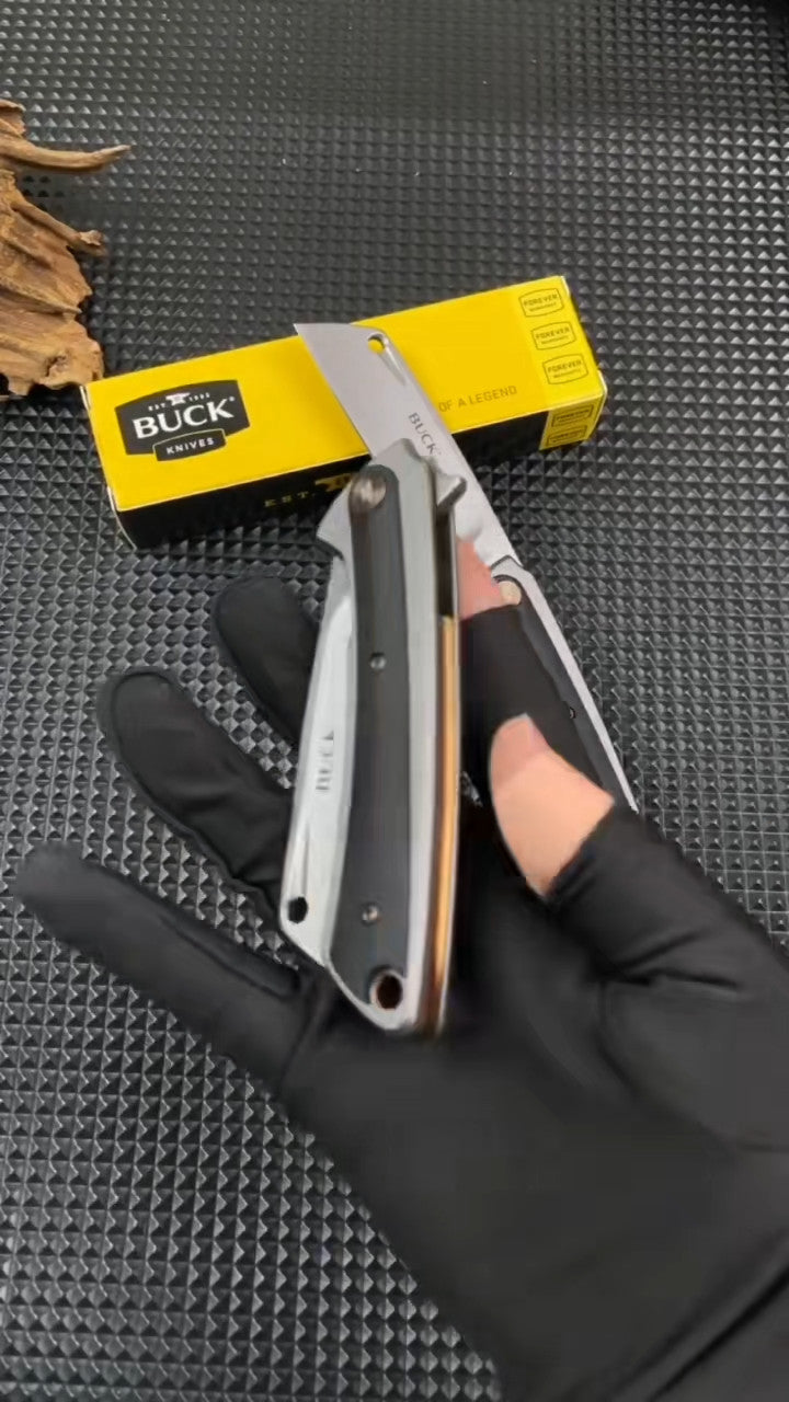 7.5" New FoldingKnife D2 Steel Blade Aluminum Handle Camping Knife DF263