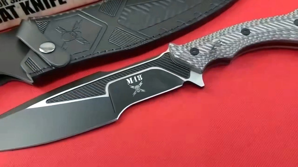 New CNC 7Cr13Mov Steels Fiber Glass handle Collection Outdoor Utility Knife M48