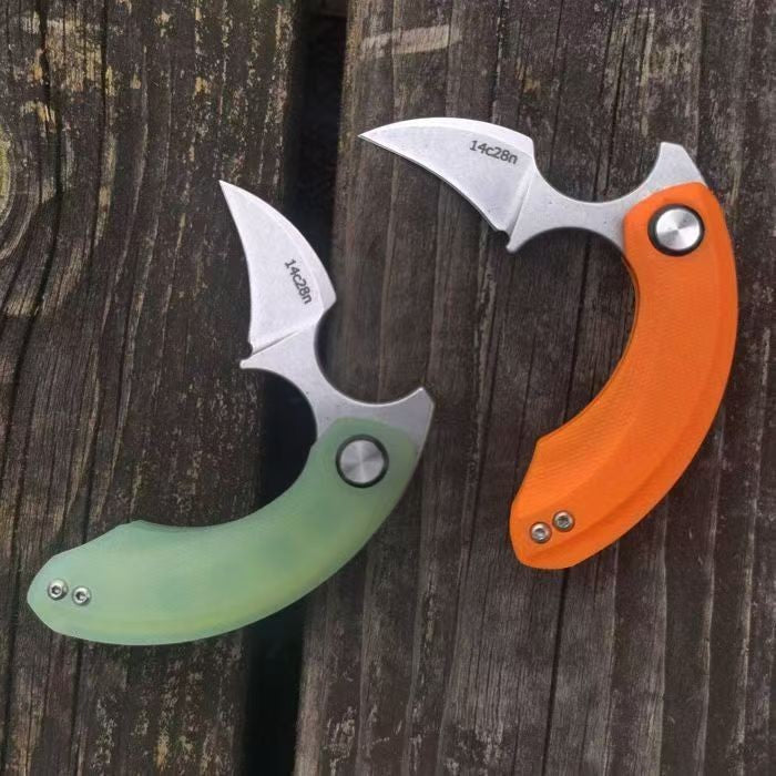 New Mini 14C28N Steels Blade G10 Handle Outdoor EDC Pocket Folding Knife VTF33