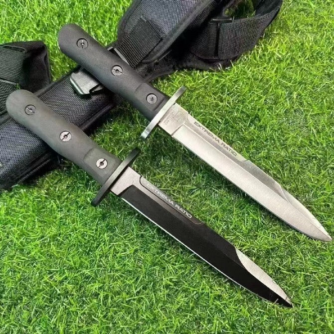 12'' New CNC 8CR13 Blade FORPRENE Handle Survival Hunting Tactics Knife VTH14
