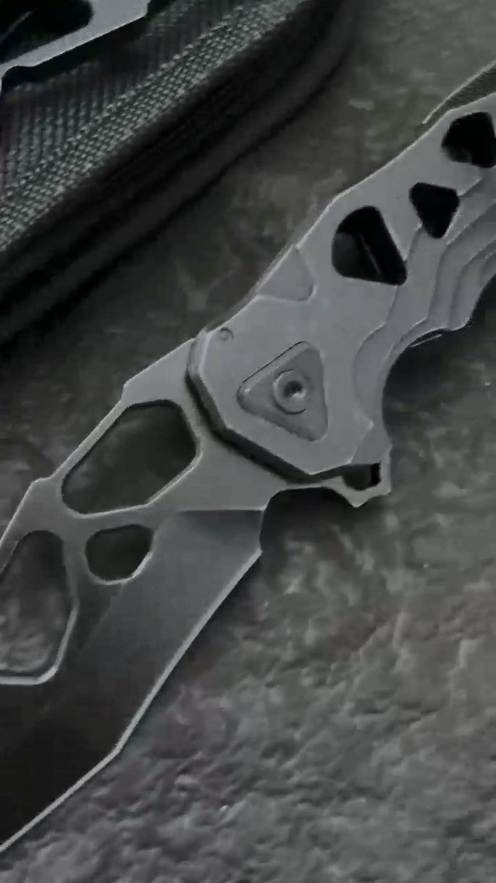 8'' New FoldingKnife D2 Blade Steels Handle Collection Outdoor Knife DF60