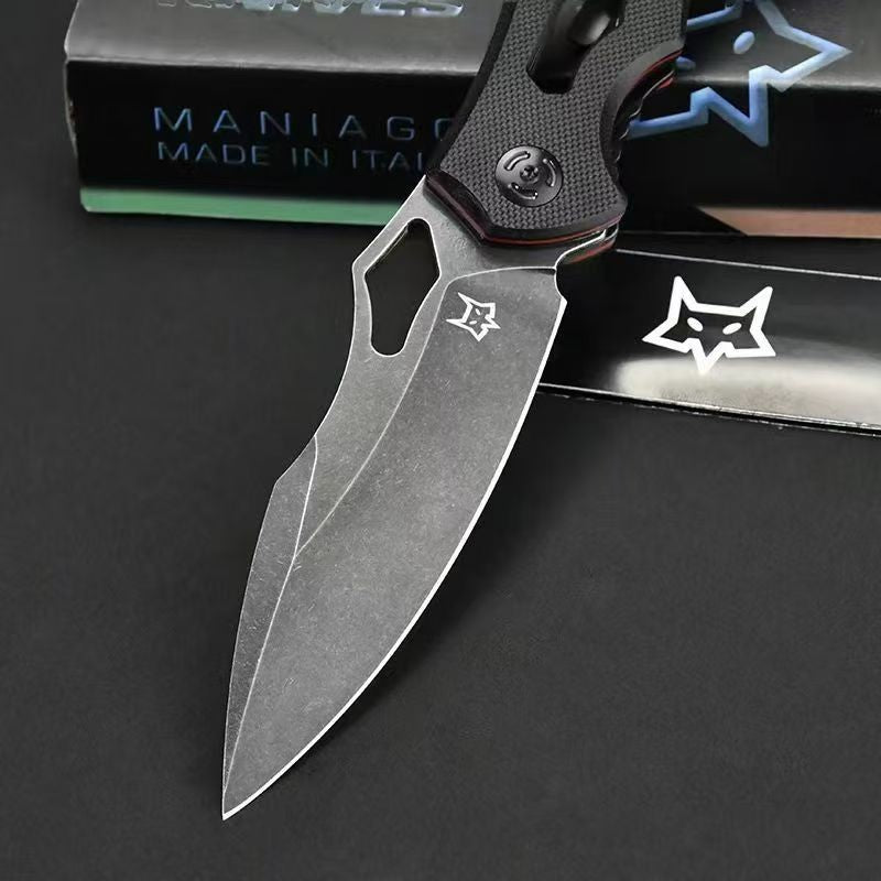 New N690 Steel Blade G10 Handle Folding Camping Outdoor Tool Knife VTF07