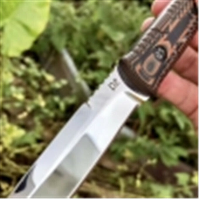 8''New D2 Steel Fixed Blade G10 Handle Camping Outdoor Tool Knife VTH192