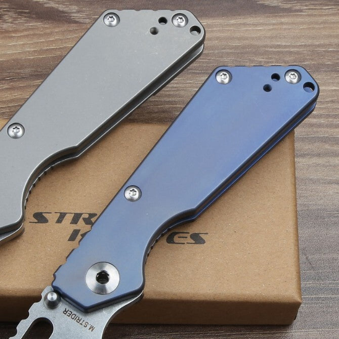 8'' New CNC CPM154 Blade Full T4C Titanium Handle Pocket Camping Utility Outdoor Folding Knife VTF54