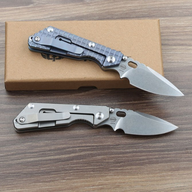 6.5'' New CPM154 Blade Full T4C Titanium Handle Pocket Camping Utility Outdoor Folding Knife VTF56