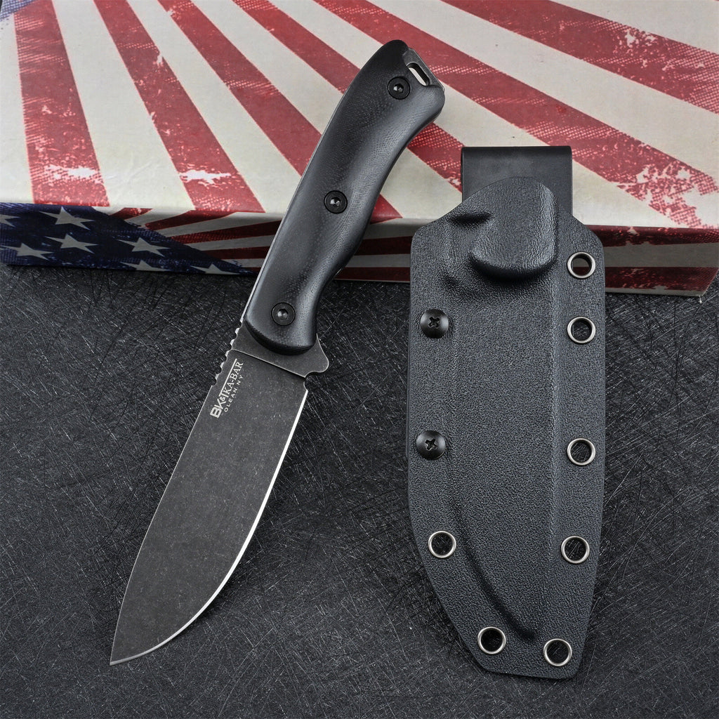 9'' New CNC DC53 Blade Full Tang G10 Handle Camping Outdoor Tool Knife VTH13