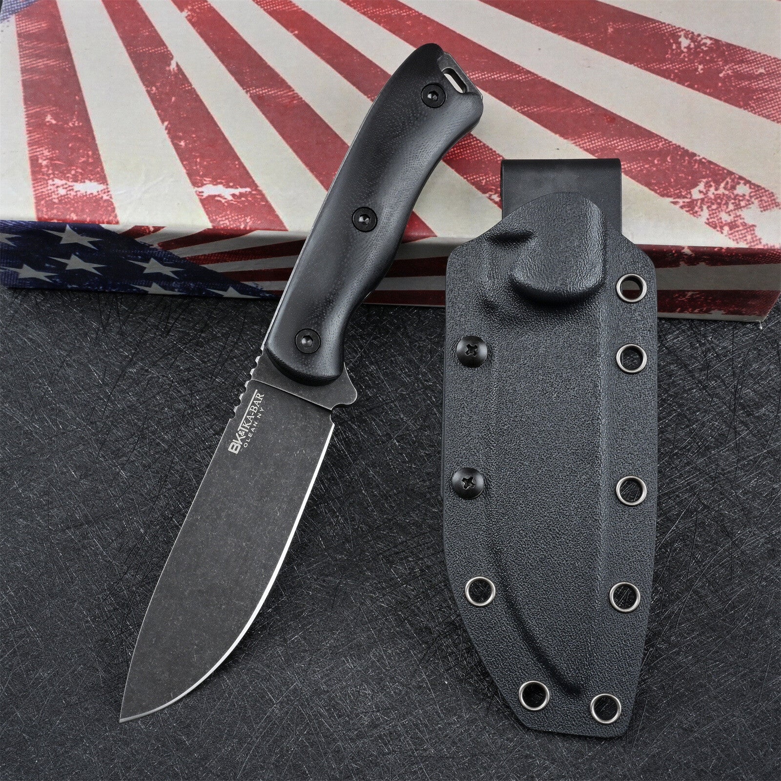 9'' New CNC DC53 Blade Full Tang G10 Handle Camping Outdoor Tool Knife VTH13
