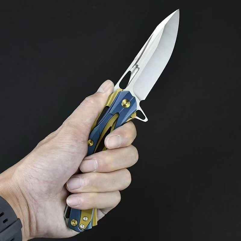 9'' New 7Cr17MoV Blade Steels Handle Outdoor Utility Pocket Folding Knife VTF06