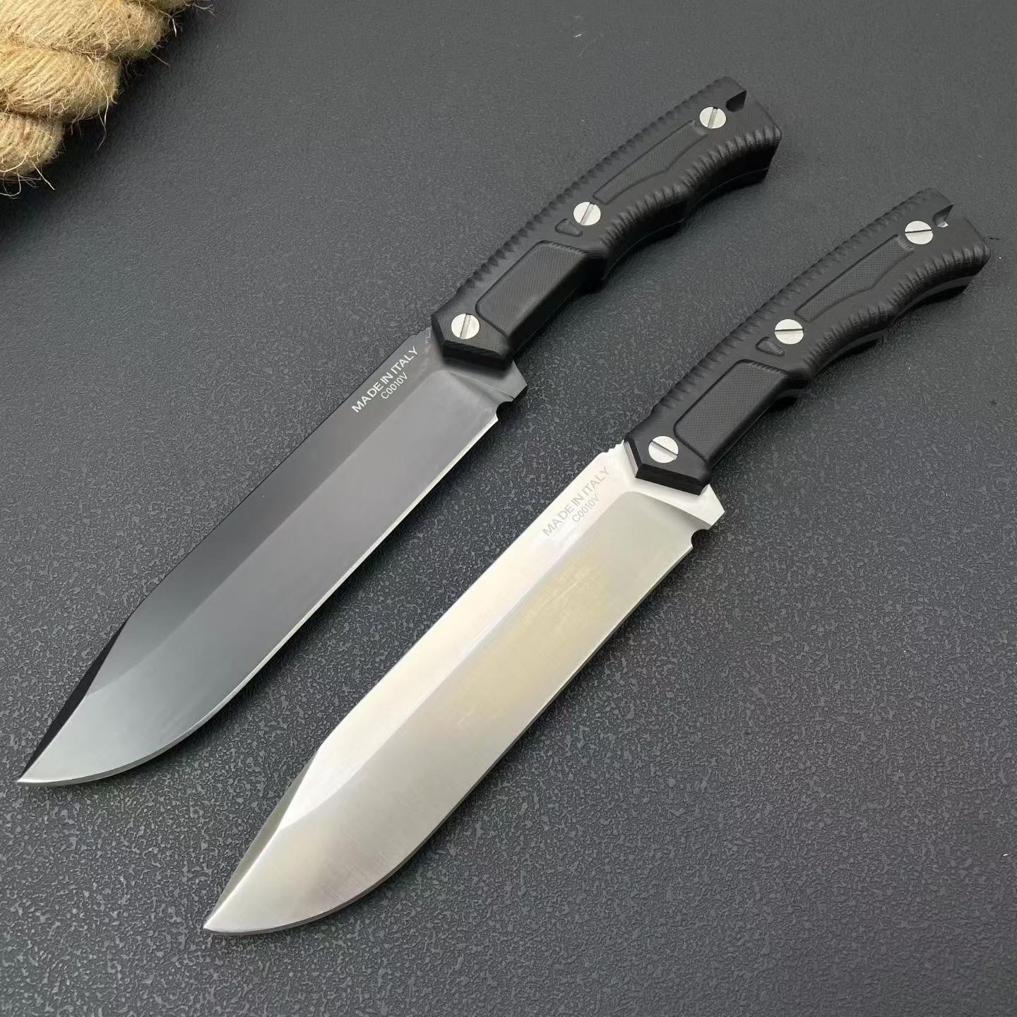 New Fixed Blade N690 Blade G10 Handle Camping Outdoor Utility Hiking Knife VTH17