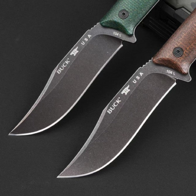 9'' New Stone Wash 14C28N Blade Linen Handle Camping Outdoor Tool Knife VTH72