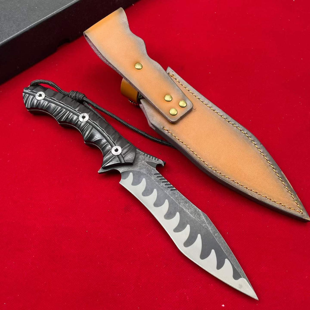 12'' New 9CR14MOV Steel Blade ABS Handle Camping Outdoor Hunting Knife VTH49S