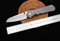 New CNC S35V Blade Sebenza 21 Style Full T4C Titanium Handle Pocket Camping Utility Folding Knife DF188