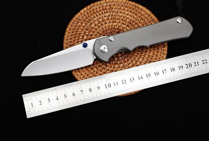 New CNC S35V Blade Sebenza 21 Style Full T4C Titanium Handle Pocket Camping Utility Folding Knife DF188