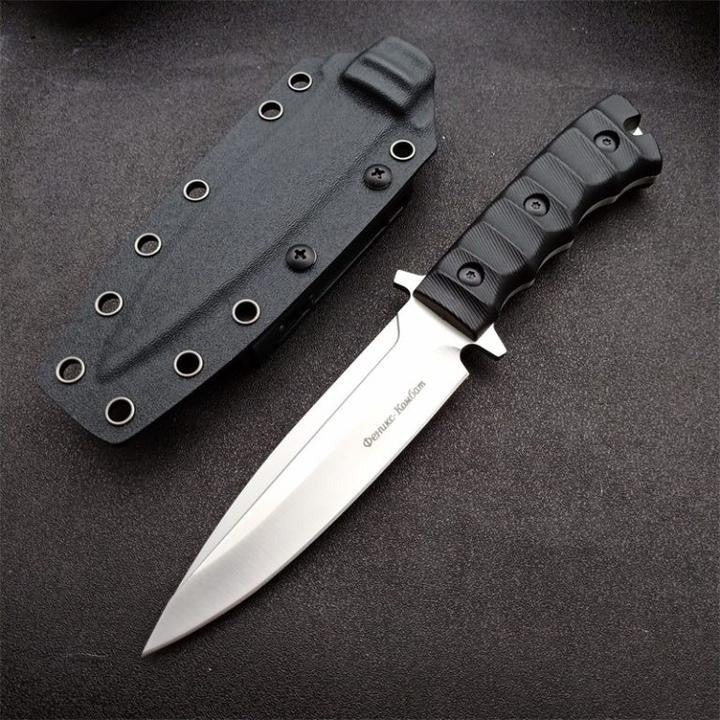 9'' New D2 Fixed Blade Nylon Glass Fiber Handle Collection Outdoor Knife VTH06