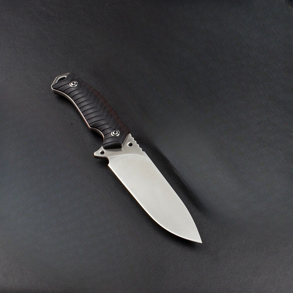 10'' New CNC DC53 Steel 5MM Blade G10 Handle Camping Outdoor Tool Knife VTH76