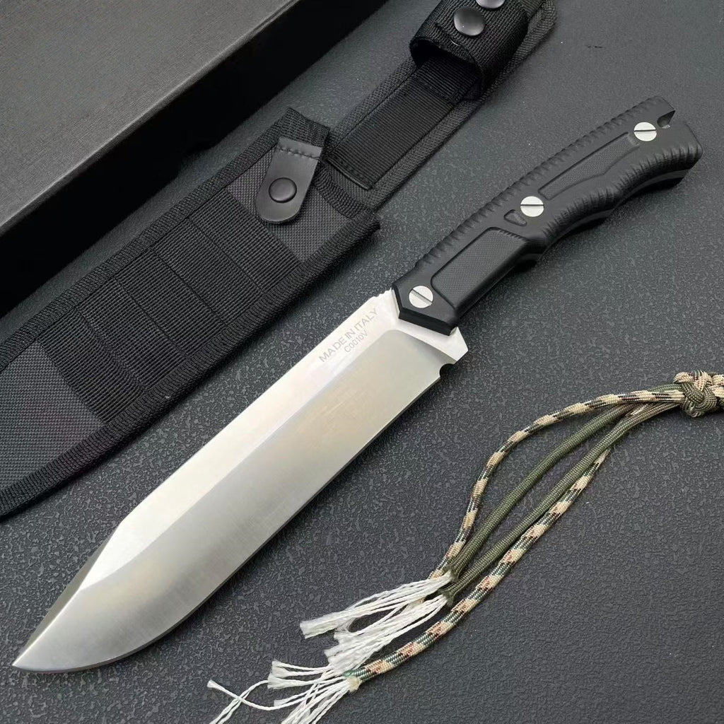 New Fixed Blade N690 Blade G10 Handle Camping Outdoor Utility Hiking Knife VTH17