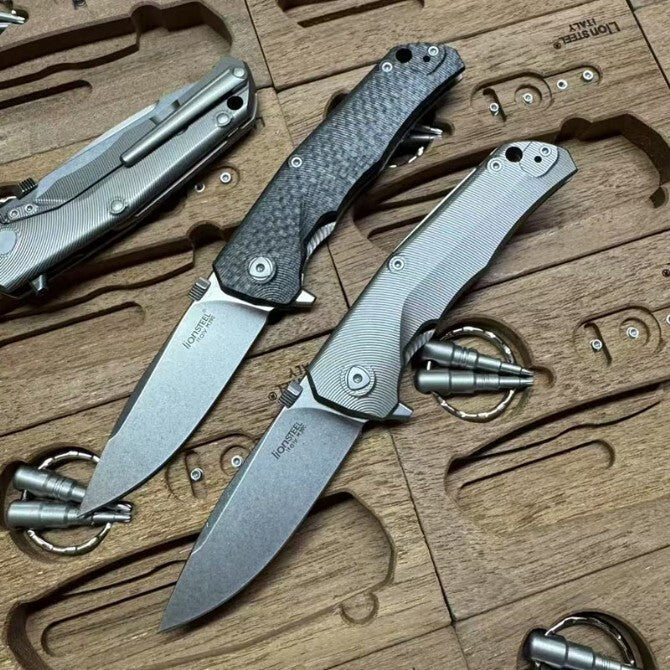 7'' New Folding Knife M390 Blade Pocket Camping Utility Outdoor Knife VTF117