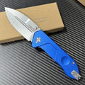 9.5'' New CNC Stone wash N690 Blade Aluminum Handle Survival Folding Knife VTF76