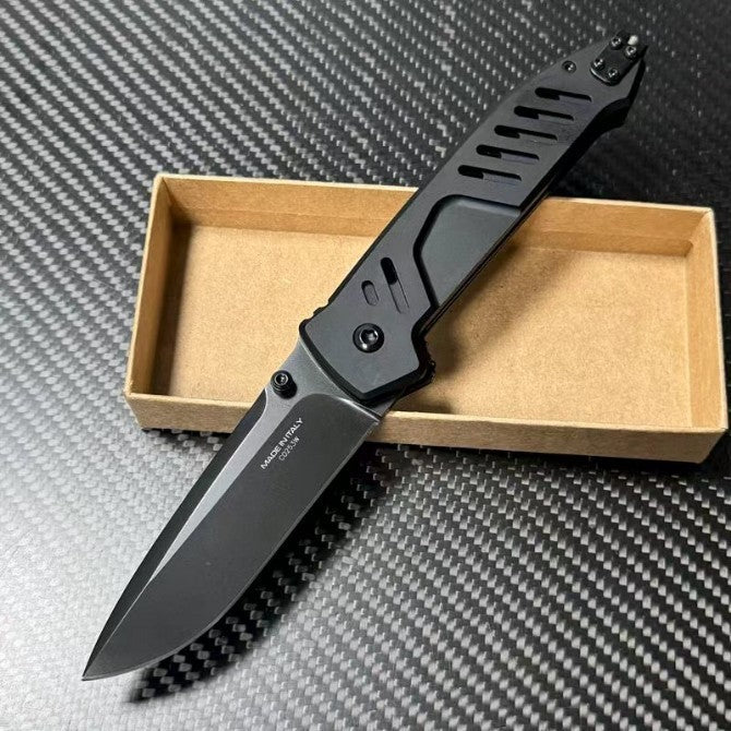 New N690 Blade Aluminum Handle Camping Outdoor Pocket Folding EDC Knife VTF118