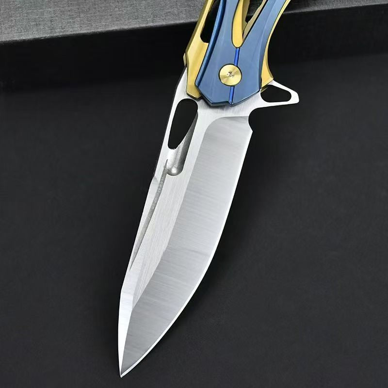 9'' New 7Cr17MoV Blade Steels Handle Outdoor Utility Pocket Folding Knife VTF06
