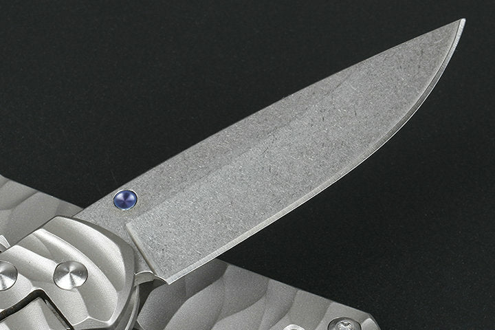 New CNC D2 Blade Sebenza 21 Style Full T4C Titanium Handle Pocket Camping Utility Folding Knife DF05