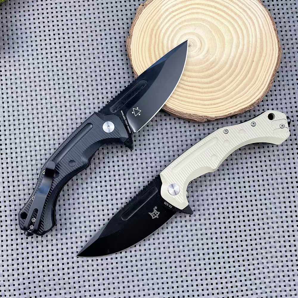 8.5'' New N690 Blade G10 Handle Folding Camping Outdoor Utility Knife VTF169