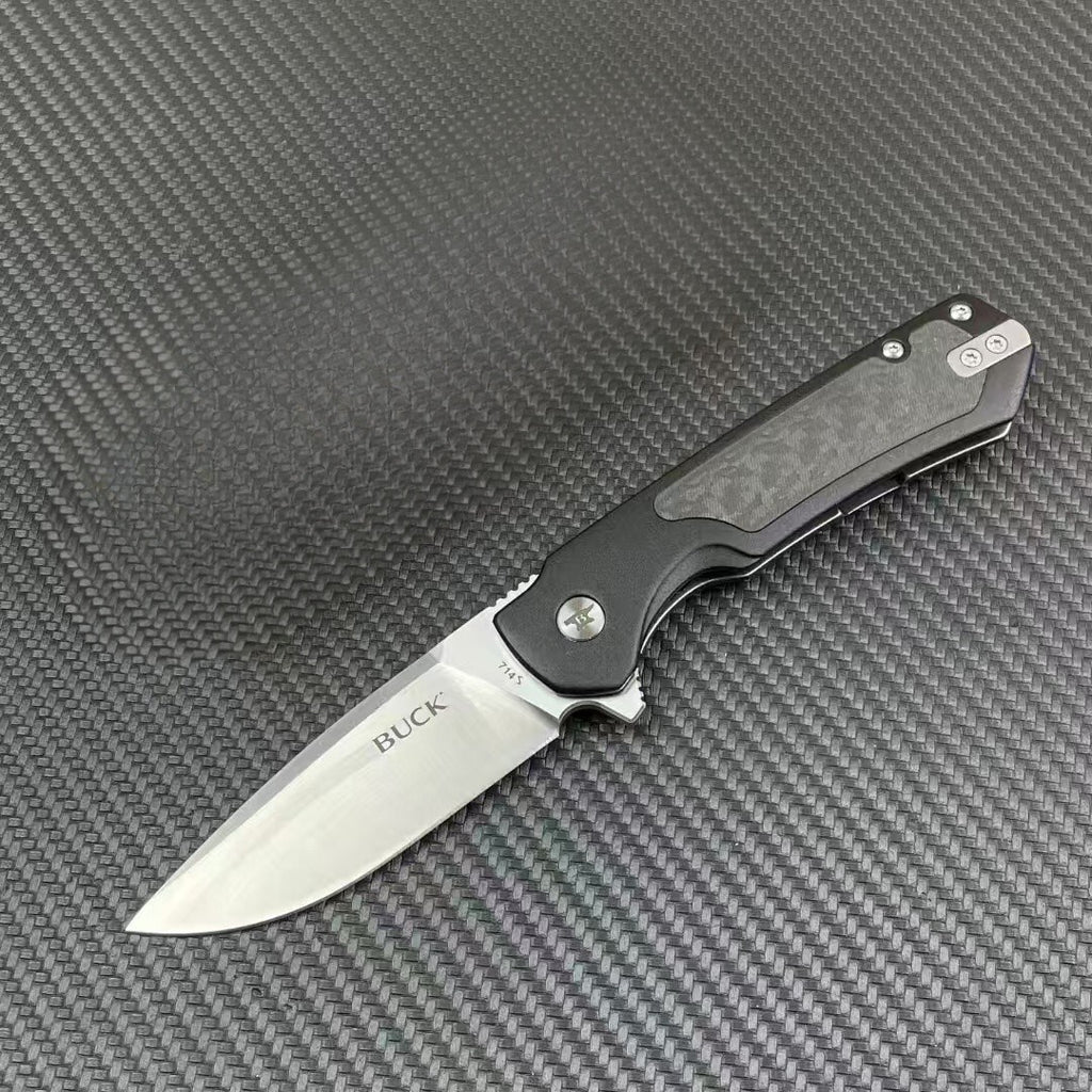 7'' New D2 Blade Steels Handle Pocket Folding Camping Outdoor Tool Knife DF02