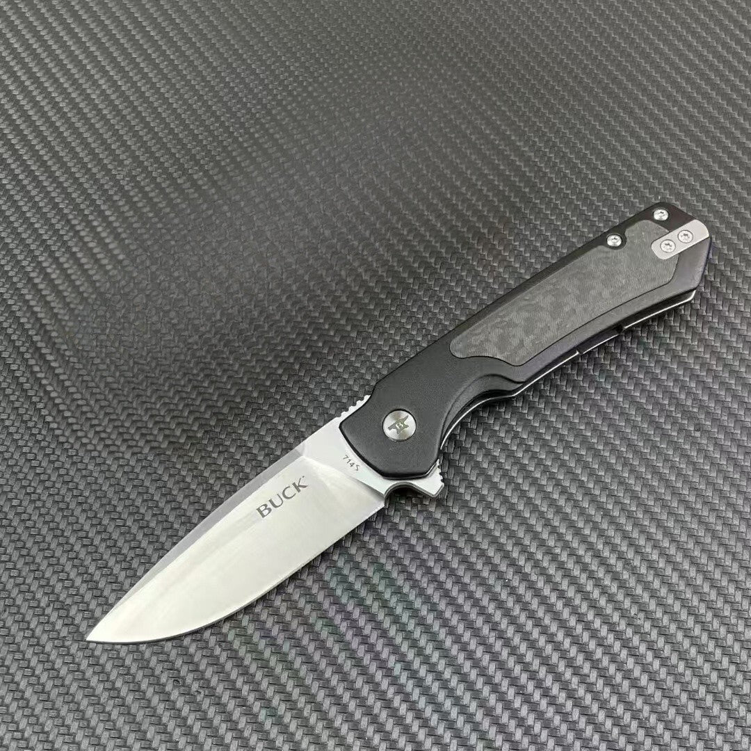 7'' New D2 Blade Steels Handle Pocket Folding Camping Outdoor Tool Knife DF02