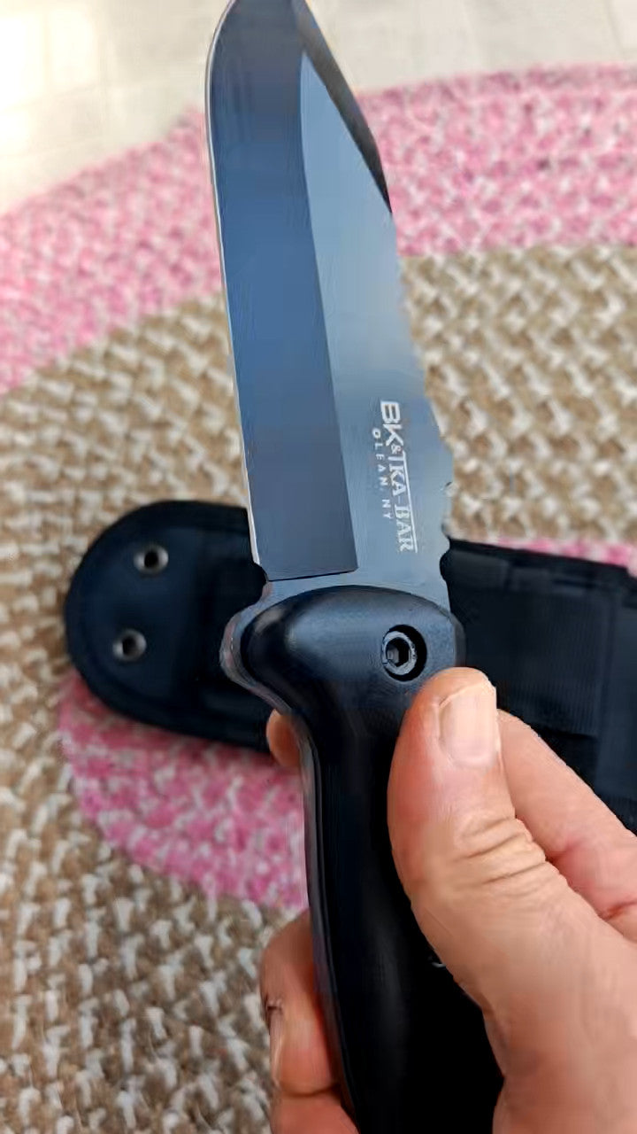 11''New 1905Cro-Van Blade Fiberglass Handle Full Tang Camping Outdoor Knife BK10