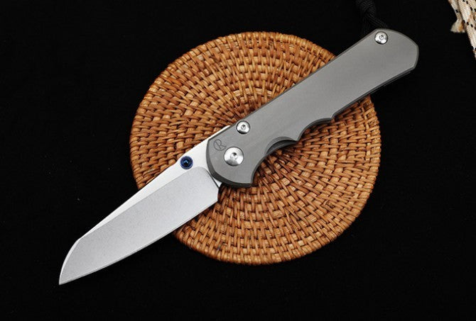 New CNC S35V Blade Sebenza 21 Style Full T4C Titanium Handle Pocket Camping Utility Folding Knife DF188