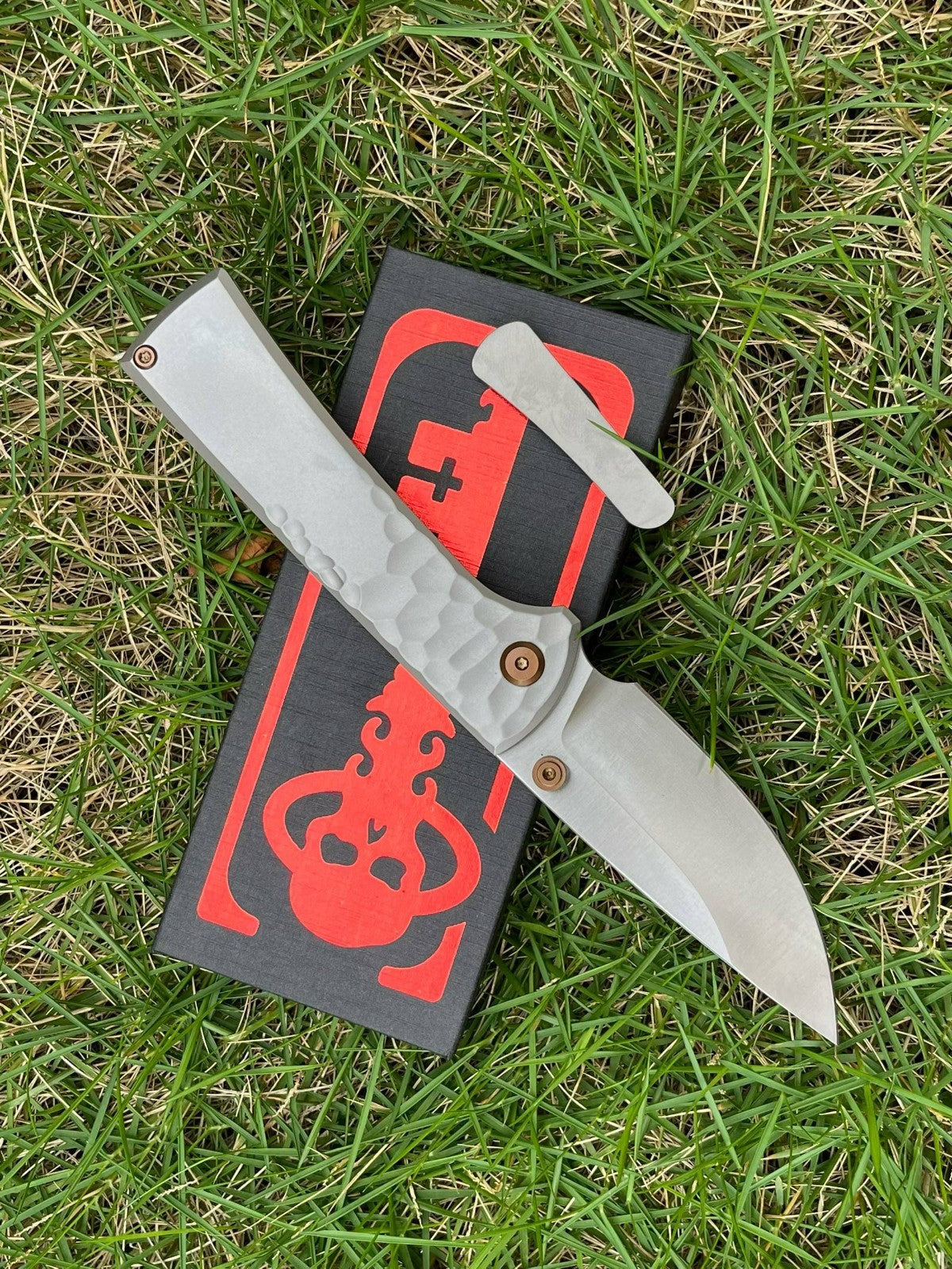 8'' New FoldingKnife M390 Blade Full T4C Titanium Handle Pocket Camping Outdoor Utility Knife VTF95N